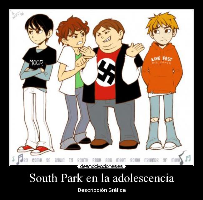 South Park en la adolescencia - Descripción Gráfica