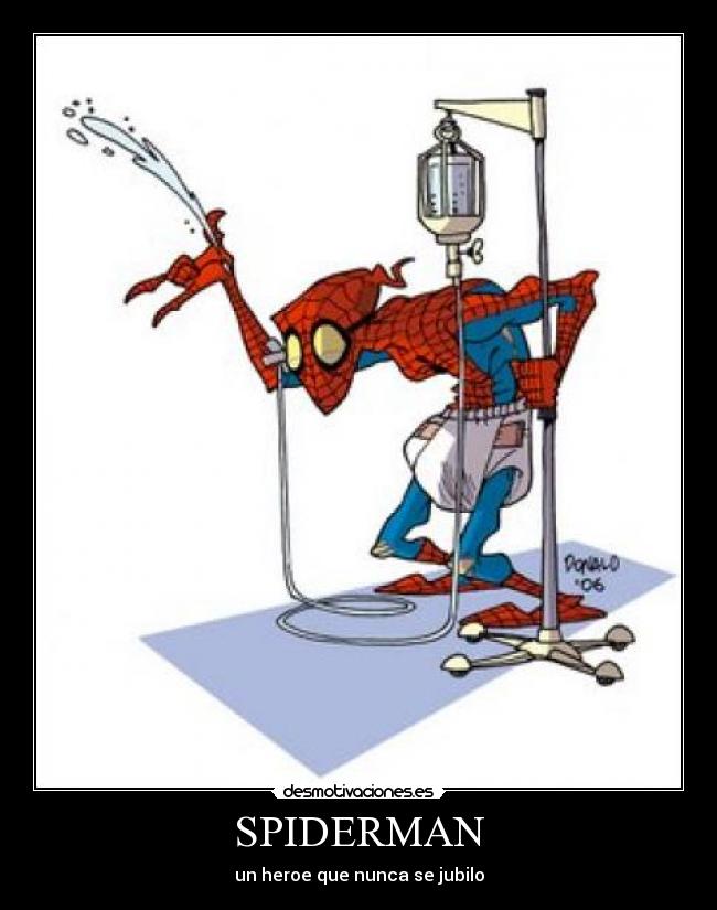 SPIDERMAN - un heroe que nunca se jubilo