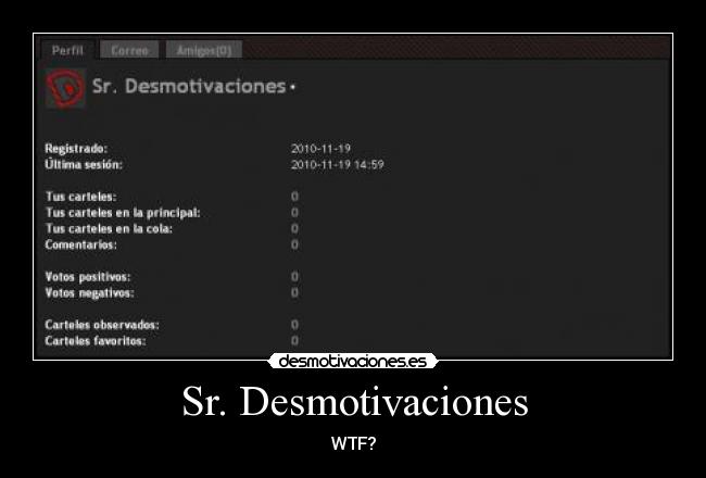 Sr. Desmotivaciones -
