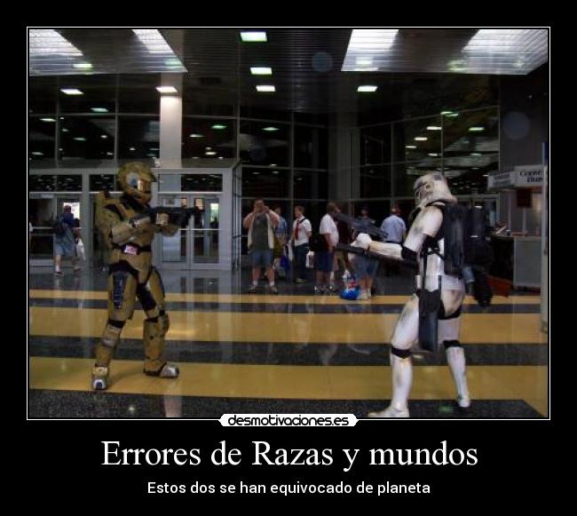 Errores de Razas y mundos - 