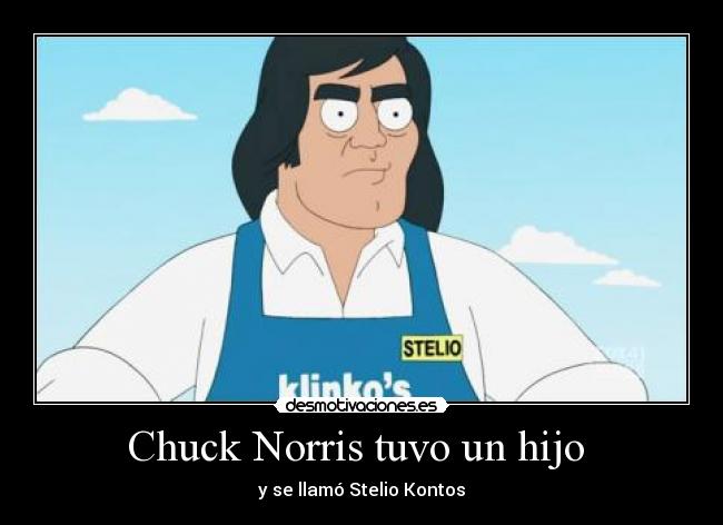 Chuck Norris tuvo un hijo  - 