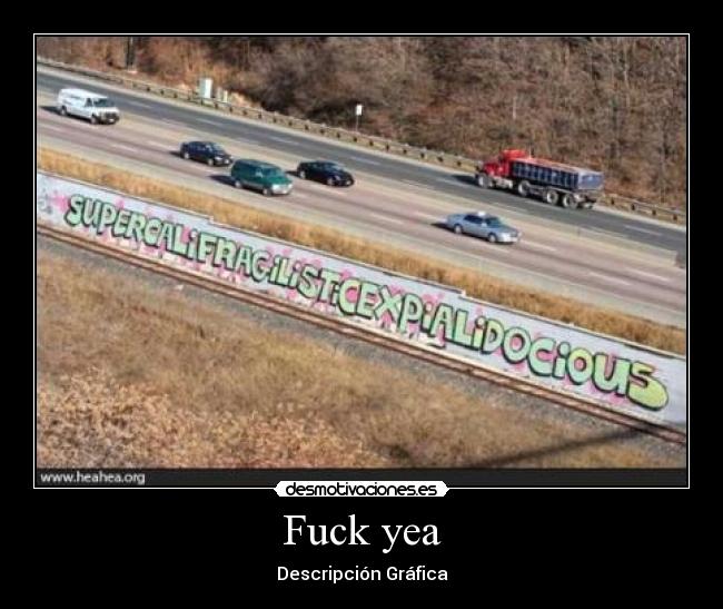 Fuck yea - Descripción Gráfica