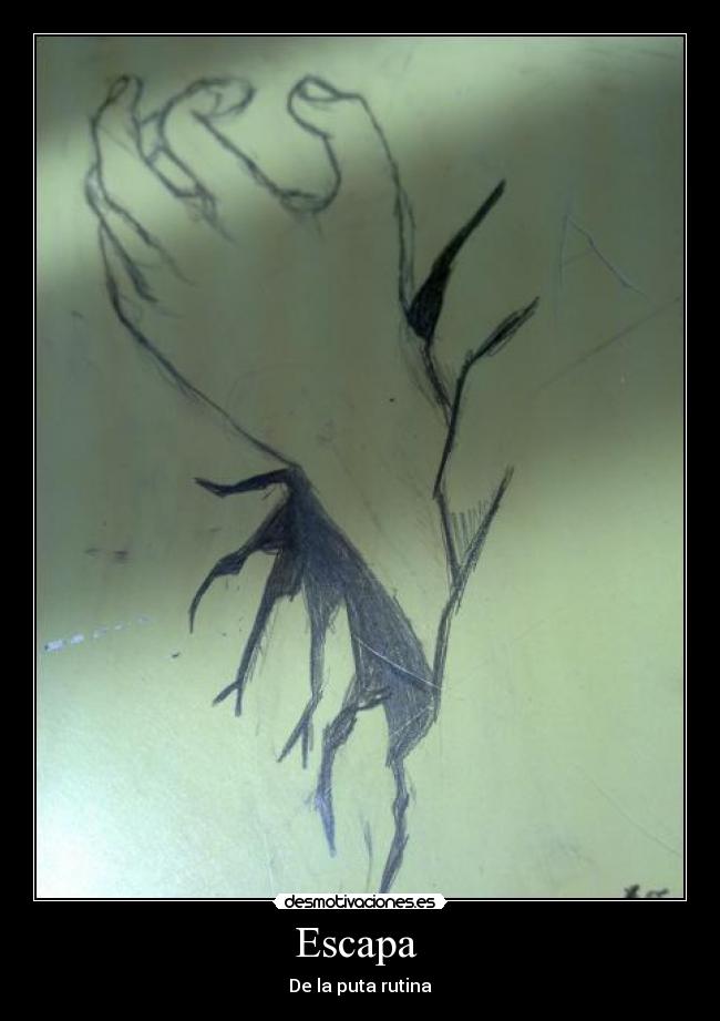 Escapa - De la puta rutina