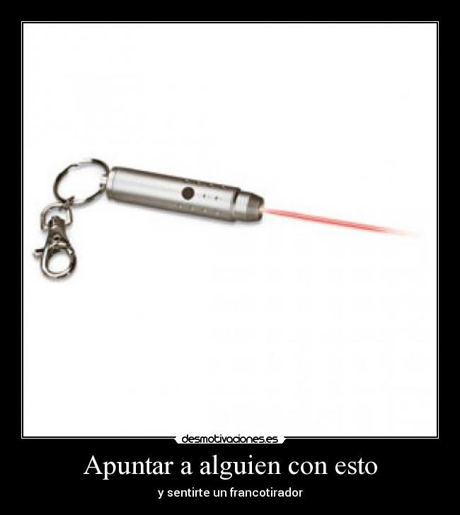 Apuntar a alguien con esto - 