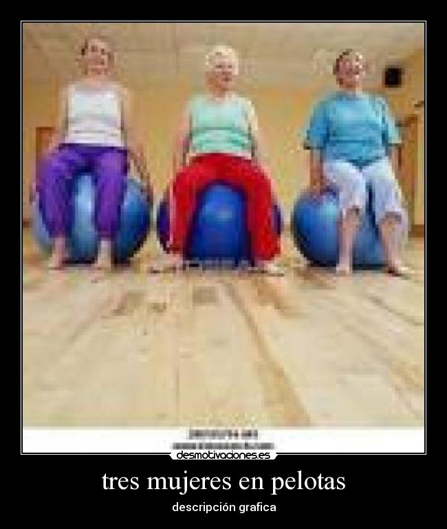 tres mujeres en pelotas - descripción grafica