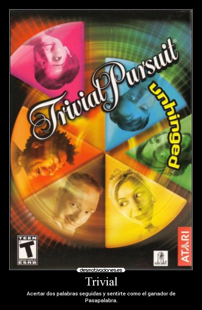 carteles trivial desmotivaciones