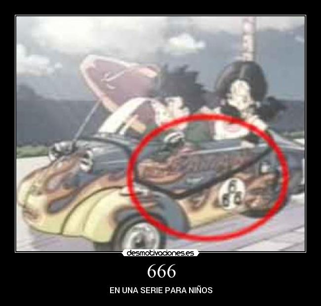666 - EN UNA SERIE PARA NIÑOS