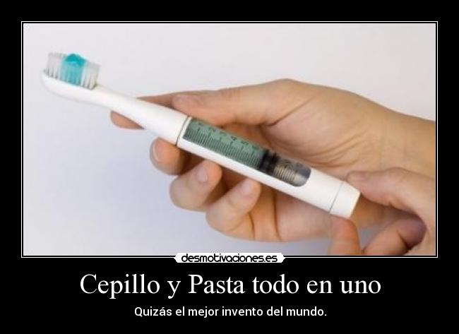Cepillo y Pasta todo en uno -