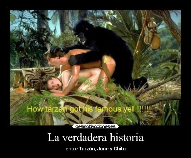 carteles historia tarzan jane chita desmotivaciones