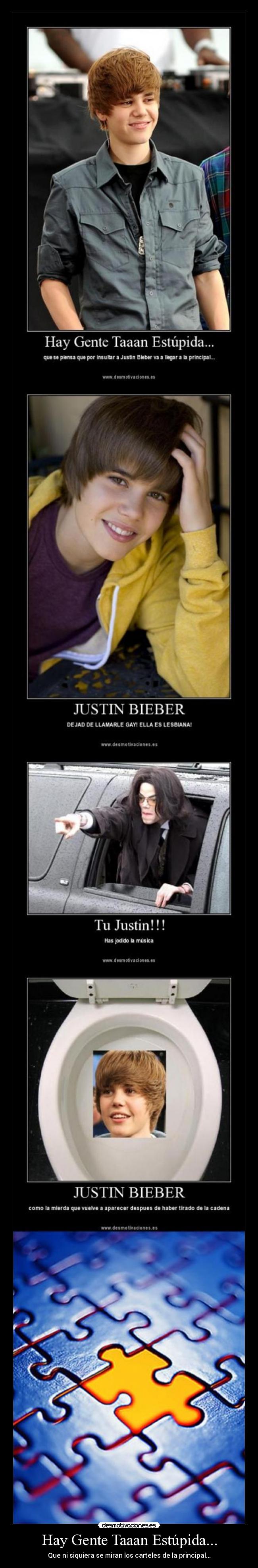 Hay Gente Taaan Estúpida... - Que ni siquiera se miran los carteles de la principal...