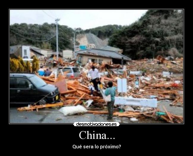 China... - Qué sera lo próximo?