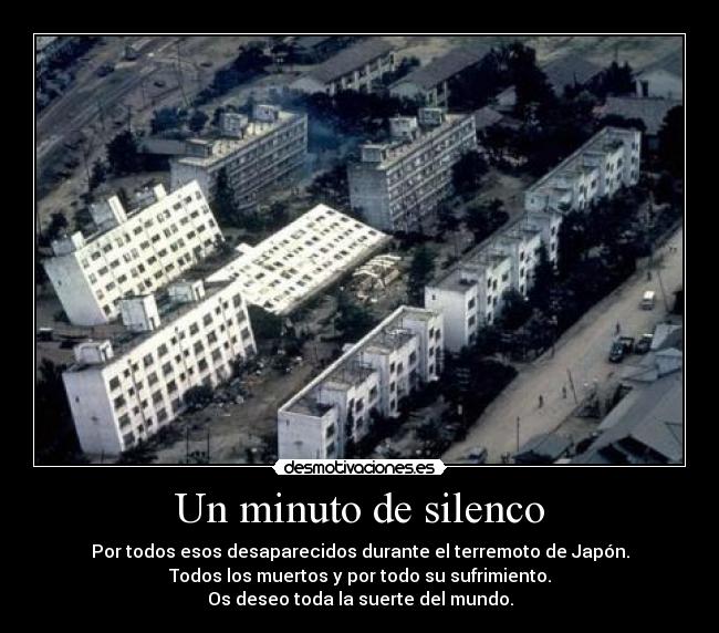 Un minuto de silenco - 