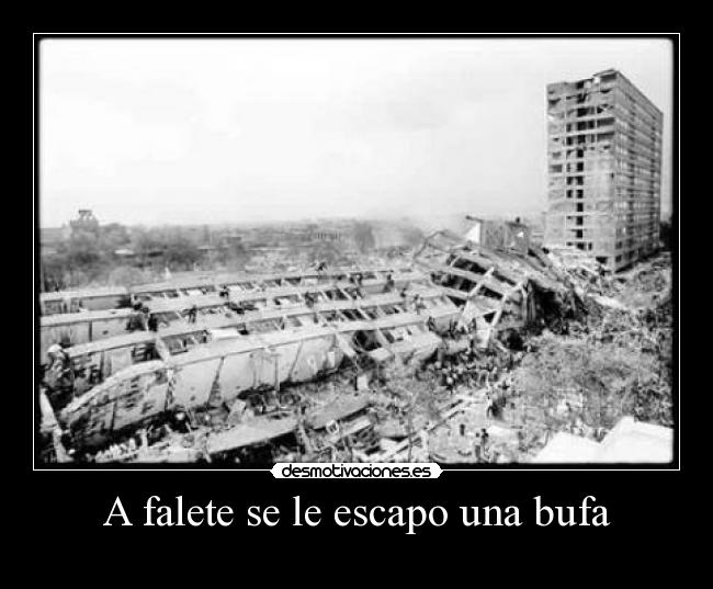 A falete se le escapo una bufa - 