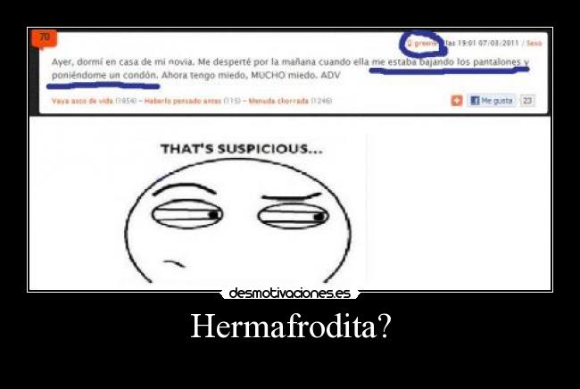 Hermafrodita? -