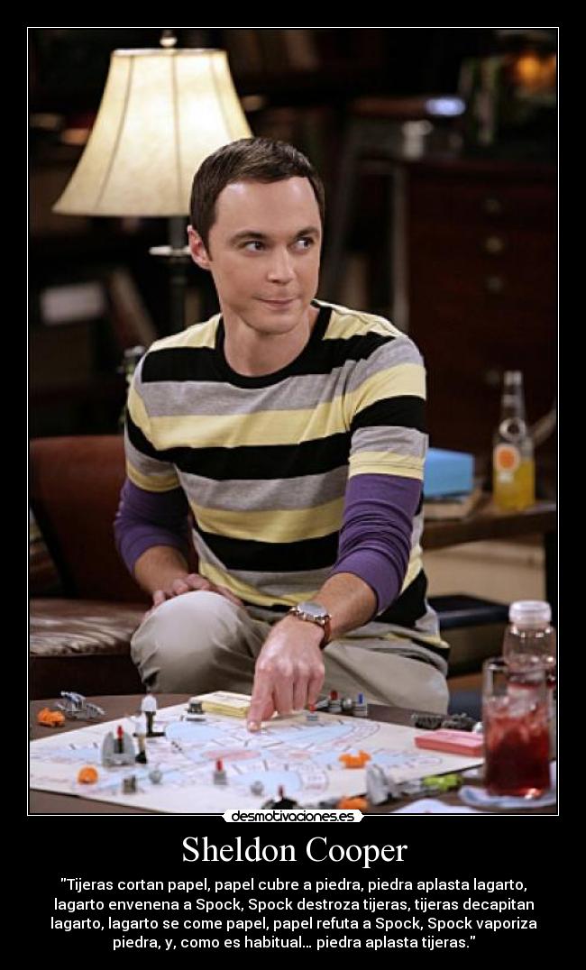 carteles sheldon cooper desmotivaciones