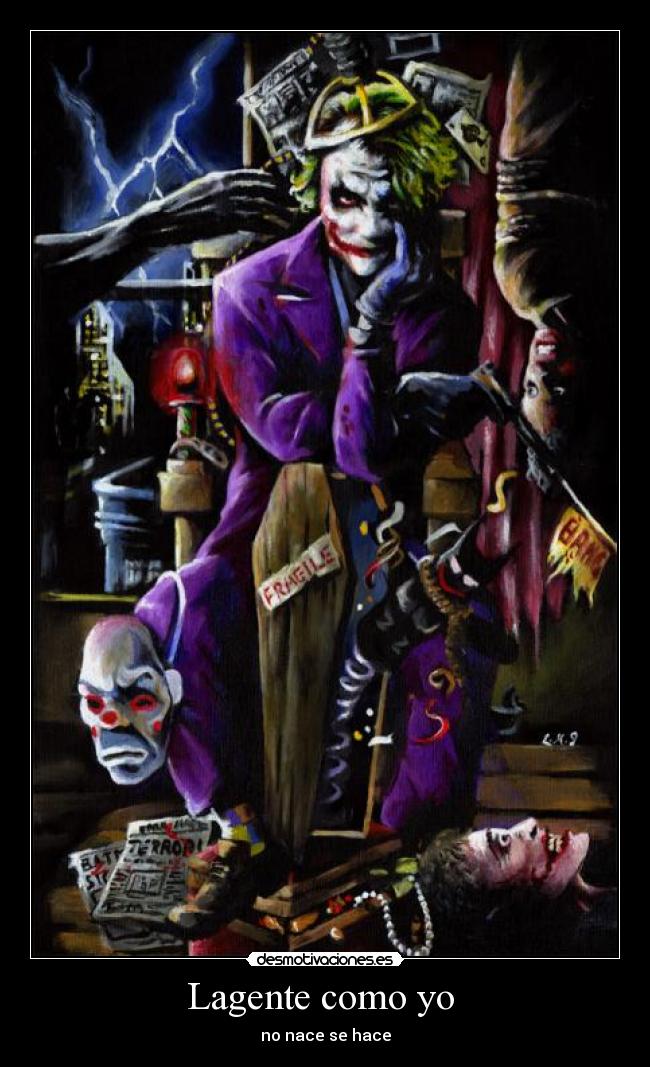 carteles joker desmotivaciones