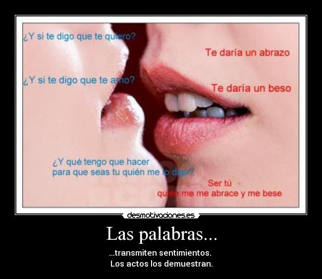 Las palabras... - 