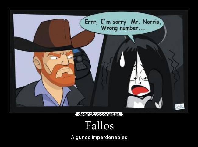 Fallos - Algunos imperdonables