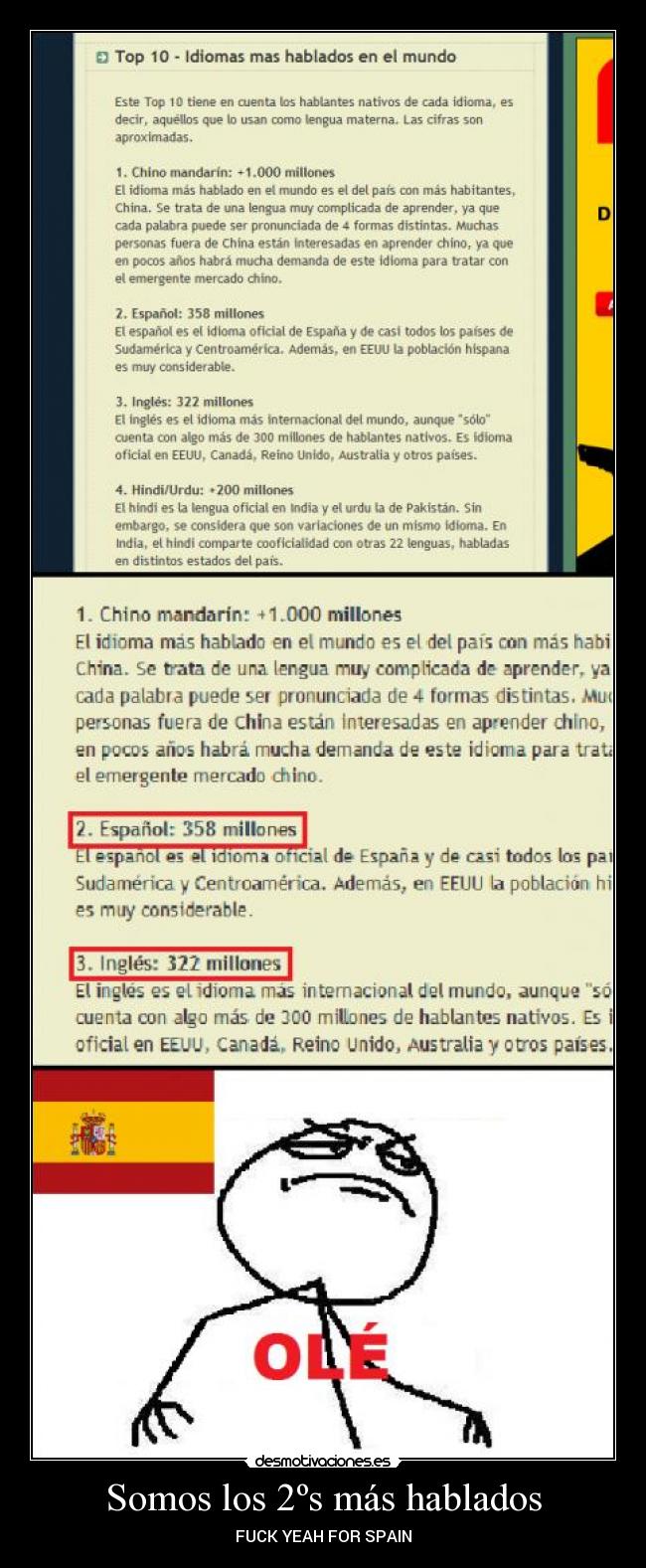 Somos los 2ºs más hablados -