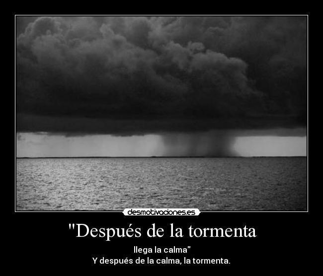 Después de la tormenta -