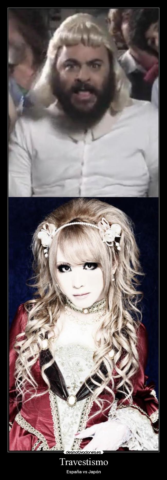 Travestismo - España vs Japón