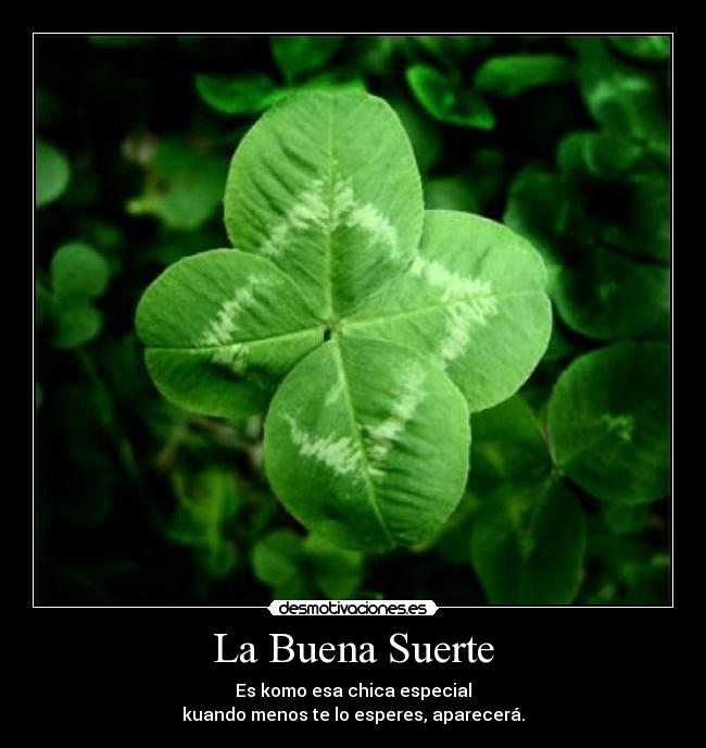 carteles buena suerte desmotivaciones