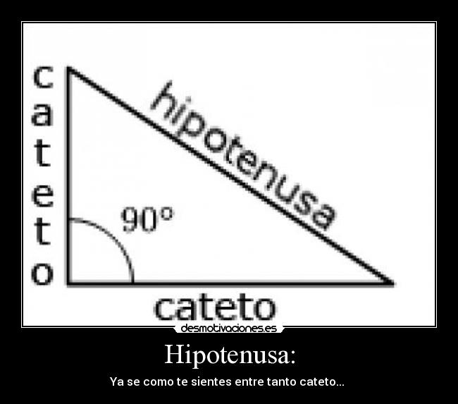 Hipotenusa: - 