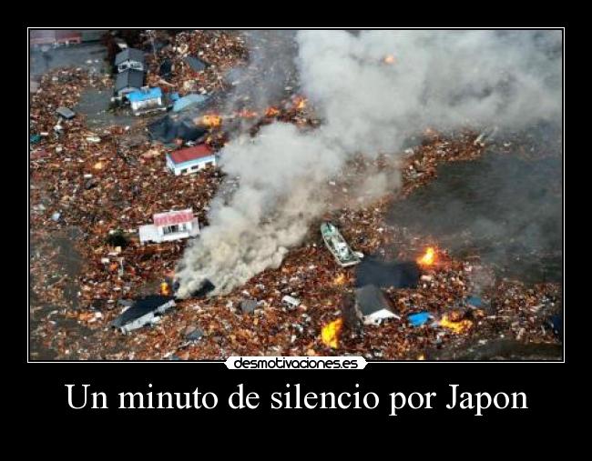 Un minuto de silencio por Japon - 