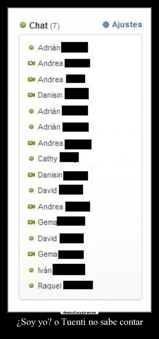¿Soy yo? o Tuenti no sabe contar -