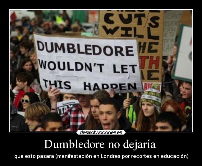 Dumbledore no dejaría -