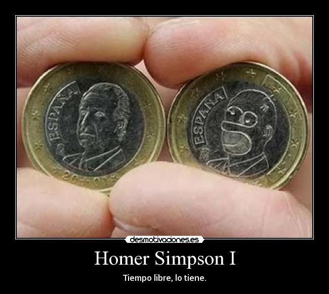 Homer Simpson I - Tiempo libre, lo tiene.