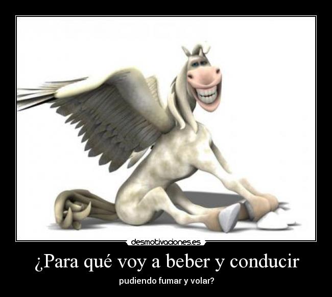 ¿Para qué voy a beber y conducir - 