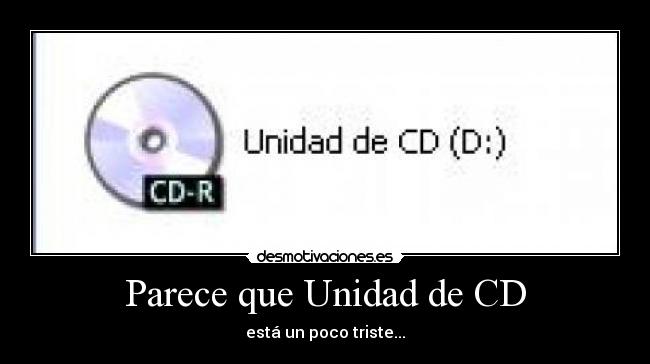 Parece que Unidad de CD - 