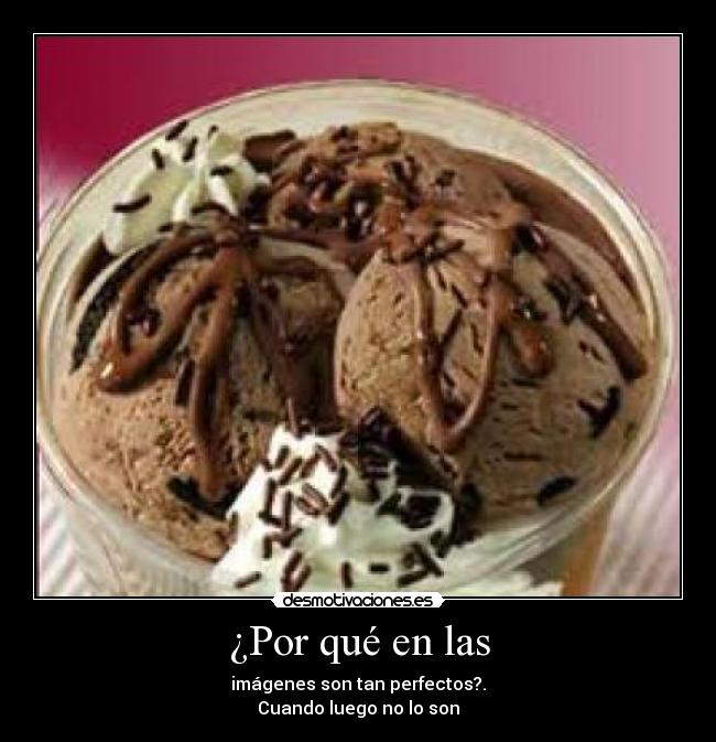 ¿Por qué en las - 