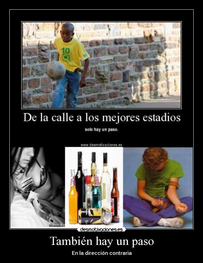 También hay un paso - En la dirección contraria