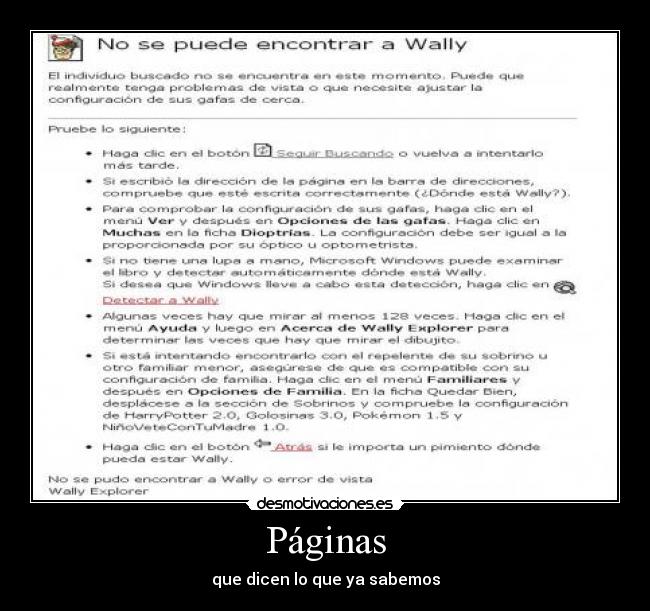 Páginas - 
