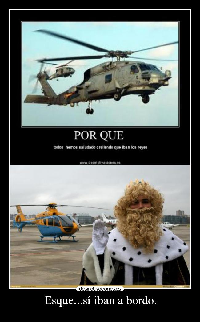 carteles iban bordo reyes magos desmotivaciones