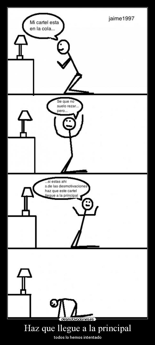 Haz que llegue a la principal -