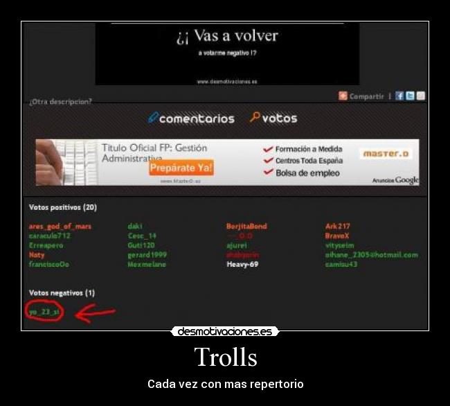 Trolls - Cada vez con mas repertorio
