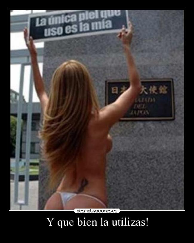 Y que bien la utilizas! - 