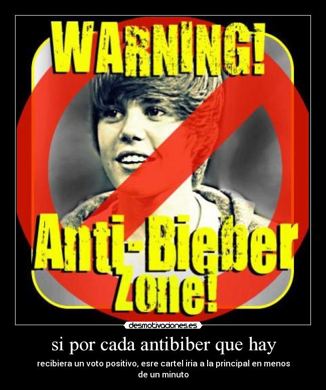 si por cada antibiber que hay - 