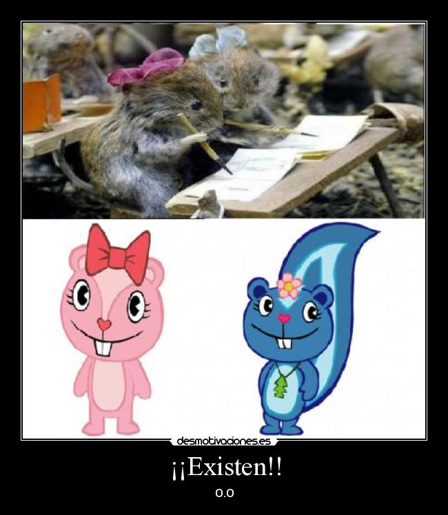 carteles htf happy tree friends ardilla existen desmotivaciones