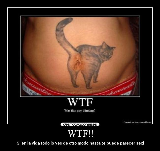 WTF!! - Si en la vida todo lo ves de otro modo hasta te puede parecer sexi