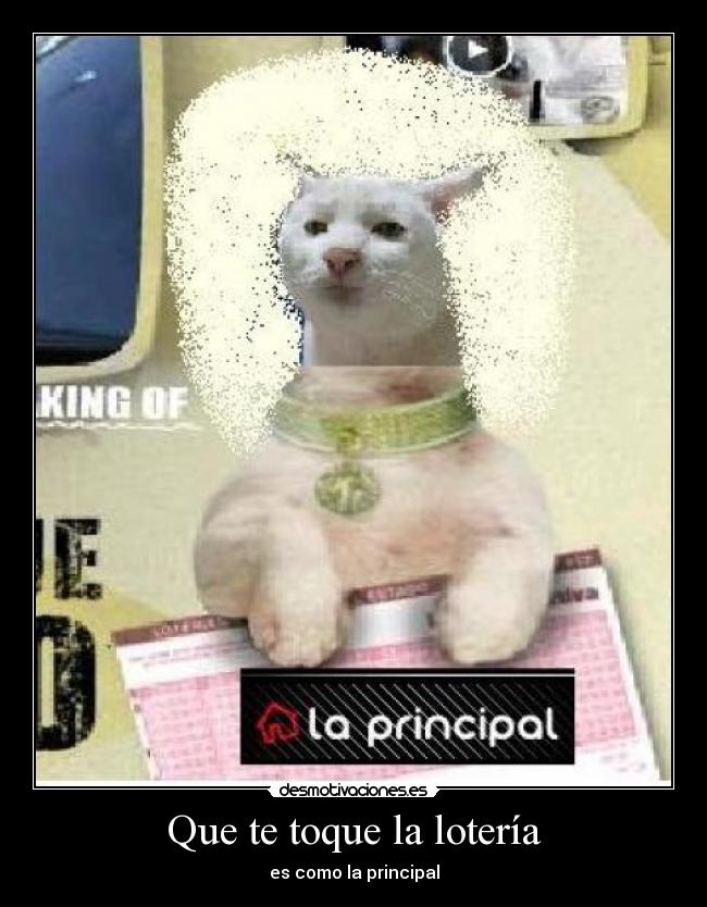 Que te toque la lotería -