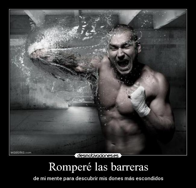 carteles barreras mente descubrir dones escondidos desmotivaciones