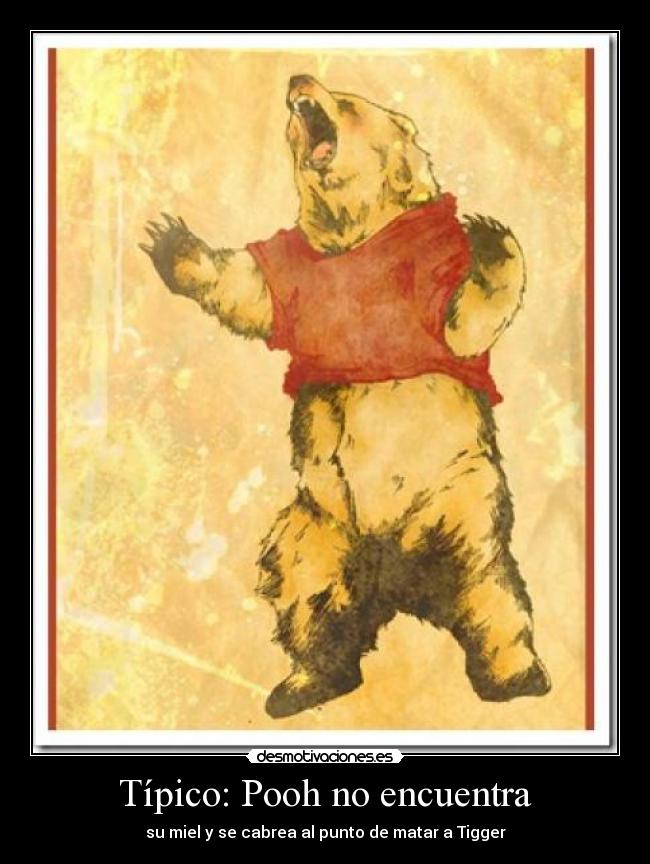 carteles pooh tipico desmotivaciones