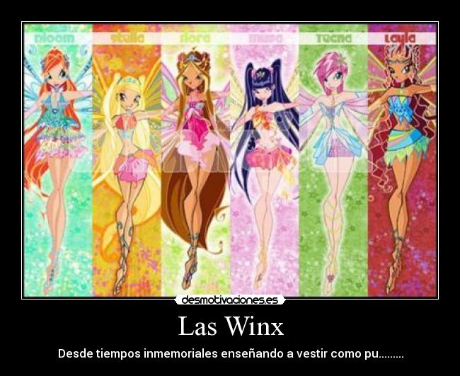 carteles las winx desmotivaciones