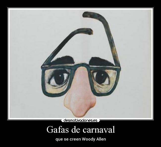 Gafas de carnaval -