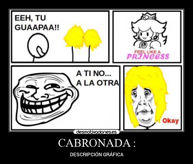 CABRONADA : - DESCRIPCIÓN GRÁFICA