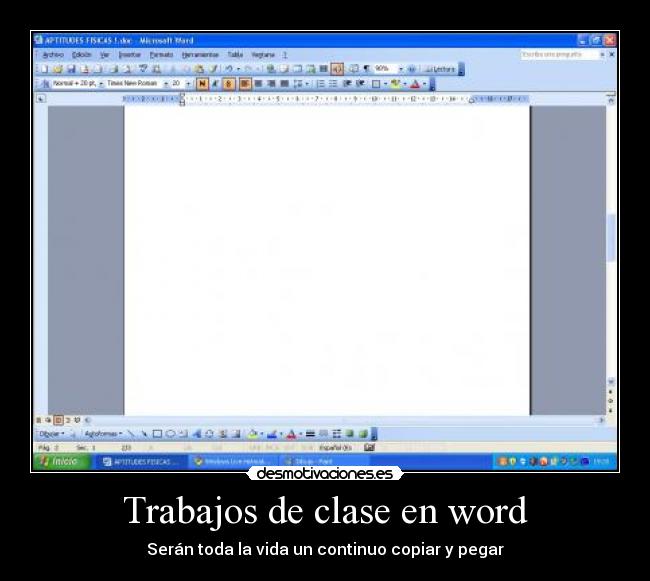 Trabajos de clase en word - 